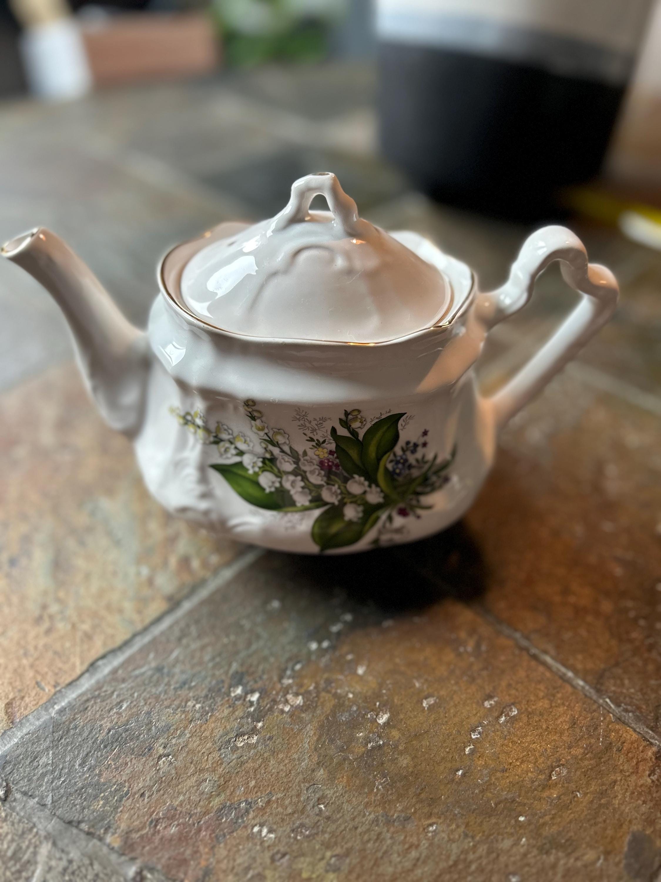 Vintage Arthur Wood Lily of the Valley Tea Pot England - Etsy