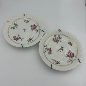 Set of 2 Matching French Small Plates Floral Limoges Collectable Plates