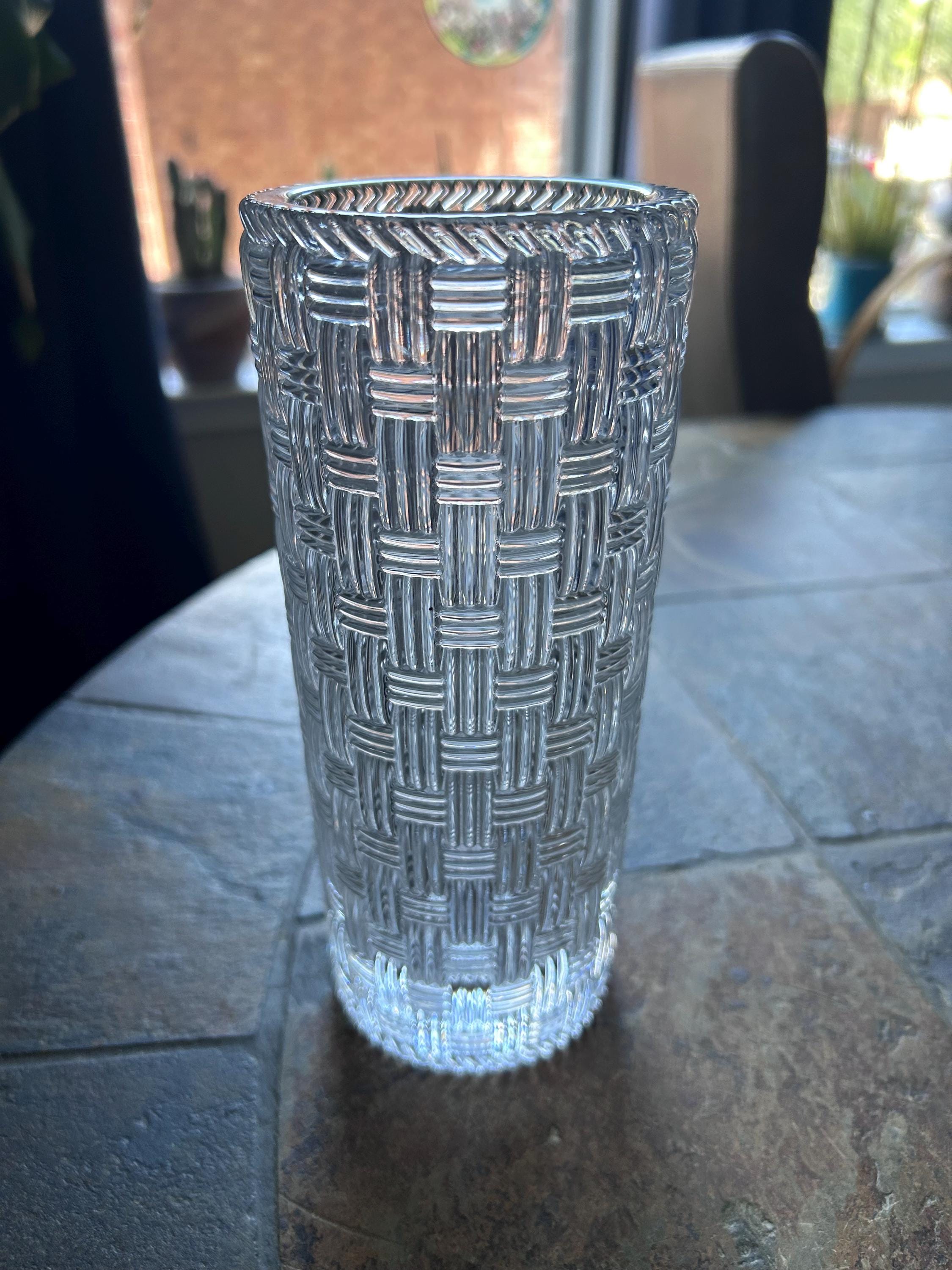 Tiffanys and Co Crystal Vase - Etsy