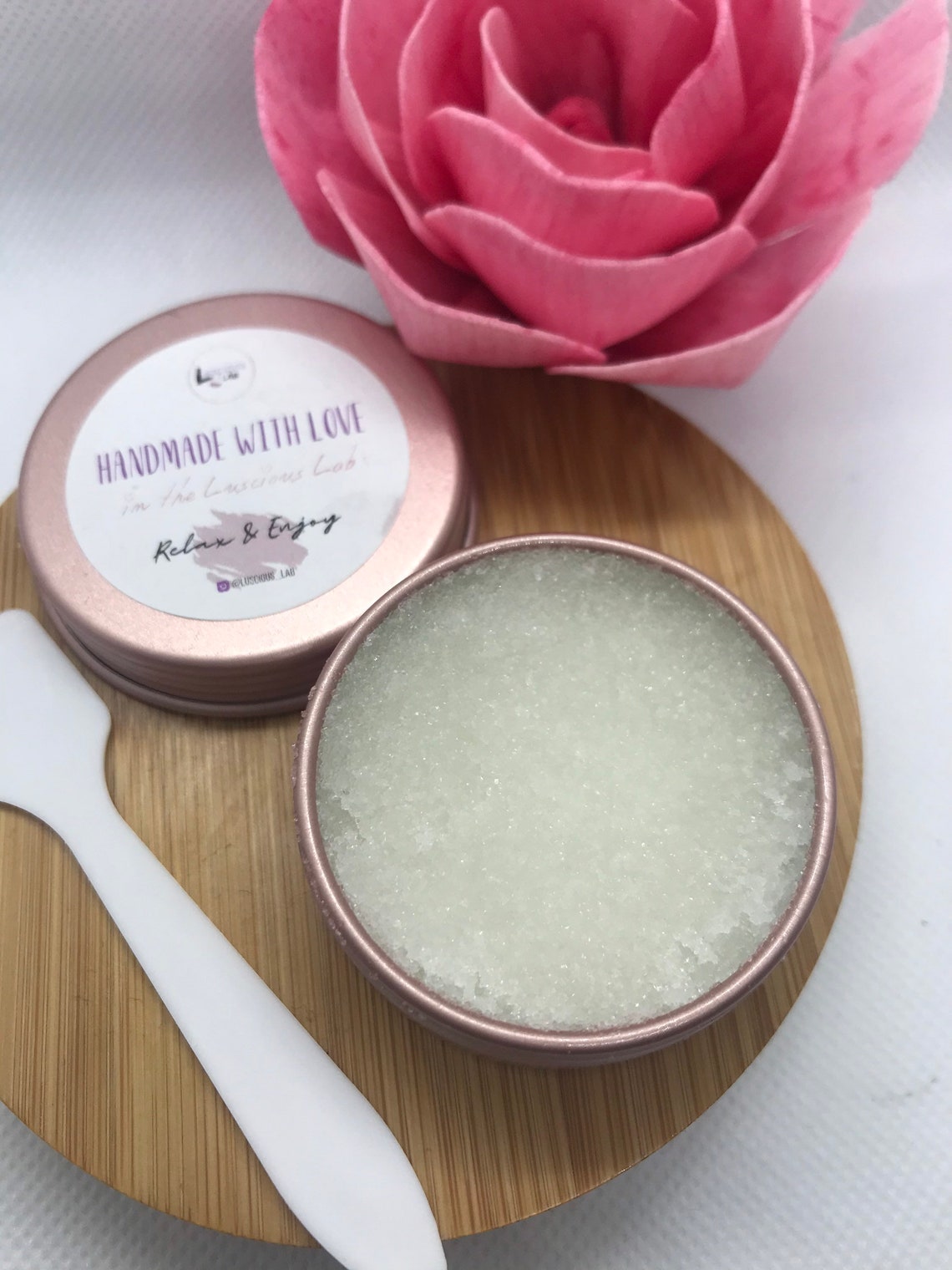 Luxury lip scrubs. Exfoliating and moisturising lip scrub. Etsy