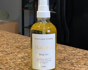 Tropical Passion Fruit Body Oil: Jasmine, Coconut & Jojoba - 4 oz