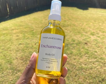 Enchantress Body Oil – Women’s Moisturizing & Seductive Body Oil, Autumn/Fall Body Oil, Nourishing Skincare, Self Care Gift for Her