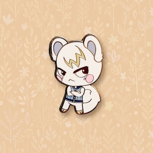 Animal Villager Hard Esamel Pins - Lindo Mariscal, regalo para ella, alfileres de animales, accesorio de juego, decoración de juegos, regalo para esposa hermana novia