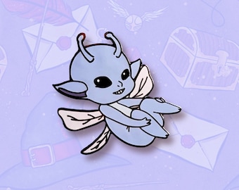 Zauberer Hard Enamel Pins - Süßer Pixie, Emaille Anhänger, Geschenk für Sie, Geschenk für Ihn, Fantasy Kunst, Fairycore Schmuck, Feen Pin