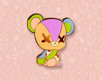 Animal Villager Hard Enamel Pins - Cute Stitches, gift for her, animal pins, game accessory, gaming decor, gift for wife sister girlfriend