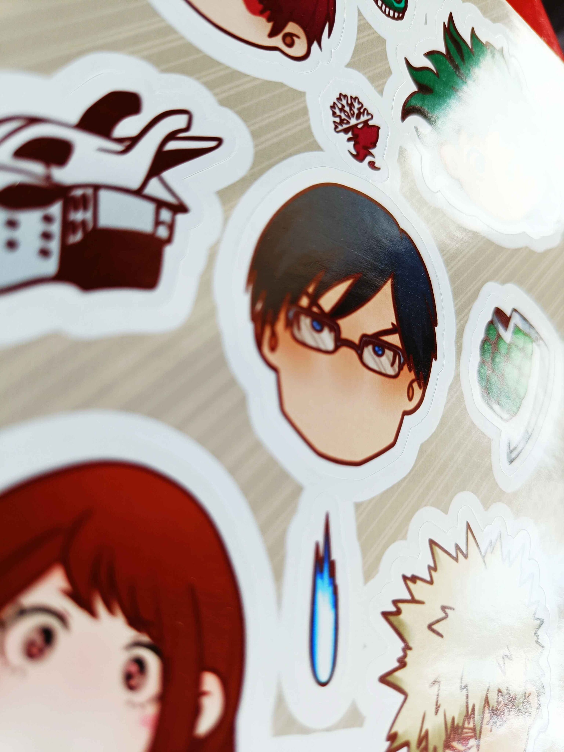 Stickers Sheet - Cute Anime & Japan Inspired, Manga Heroes, My Hero ...