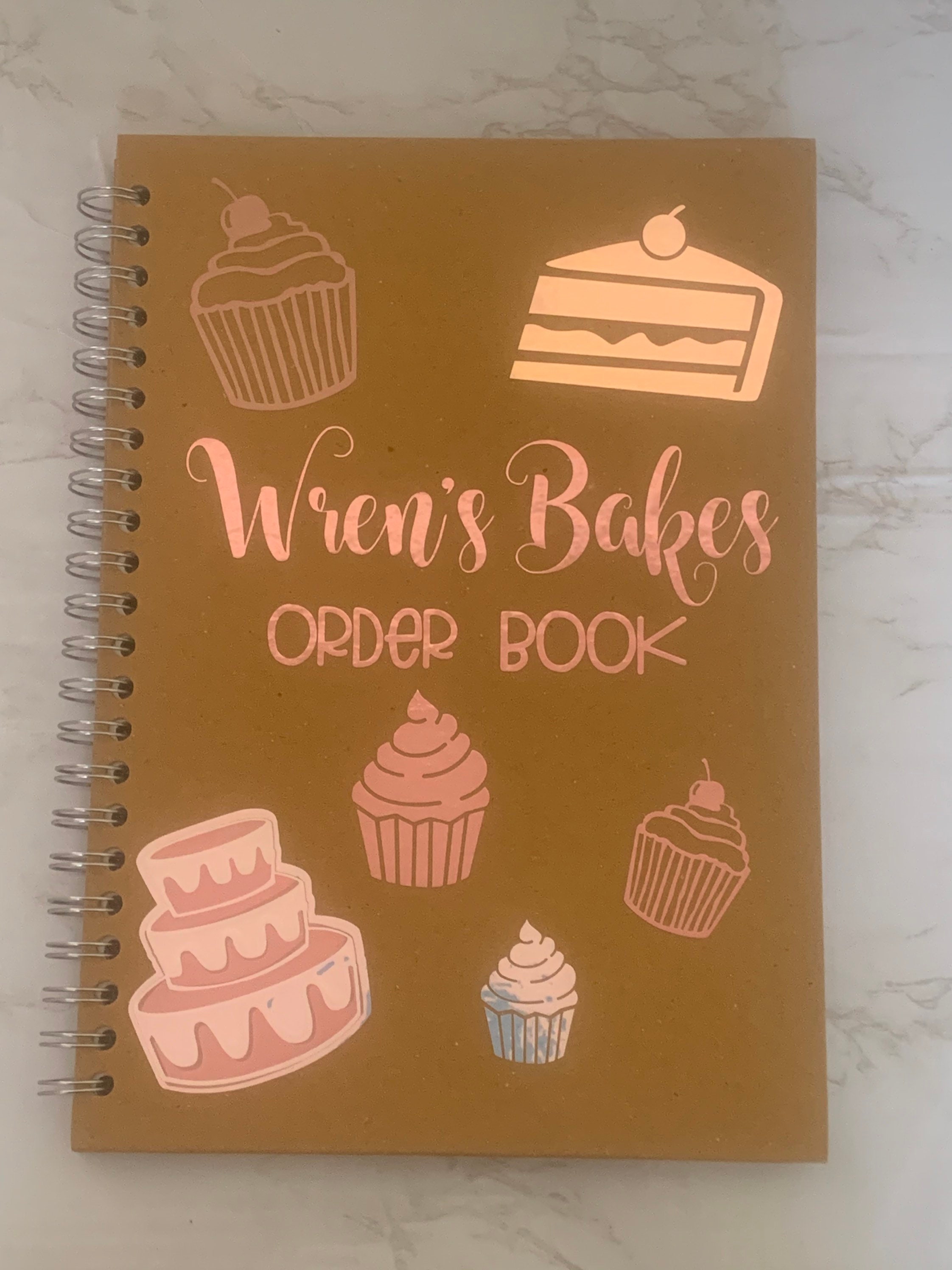 Personalised A4 Kraft Wirebound Notebook Etsy UK