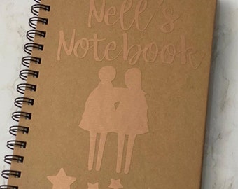 Personalised A4 Kraft Wire-Bound Notebook