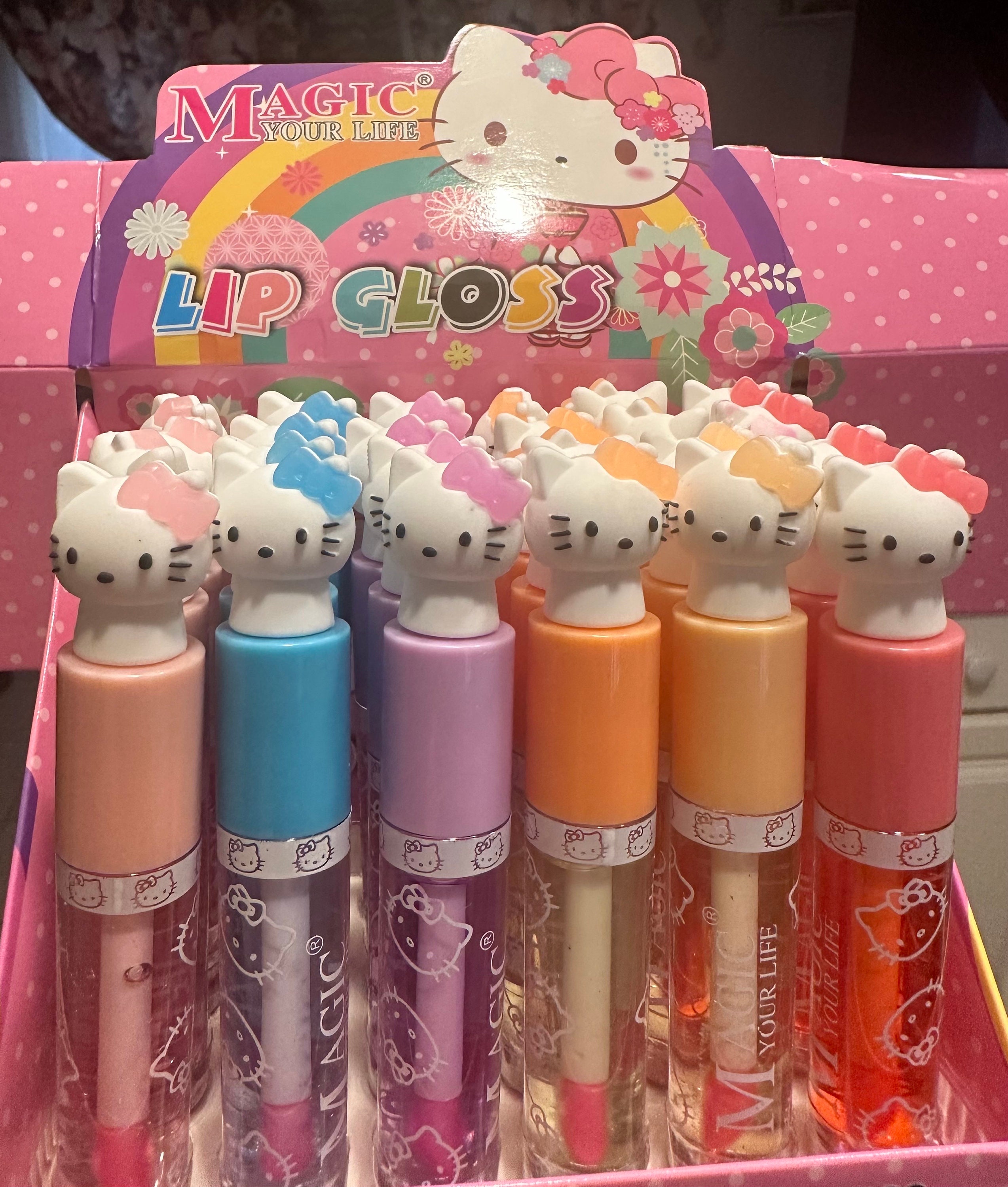 Gloss poupé - cadeau de filles - baume à lèvres poupée KIMONO