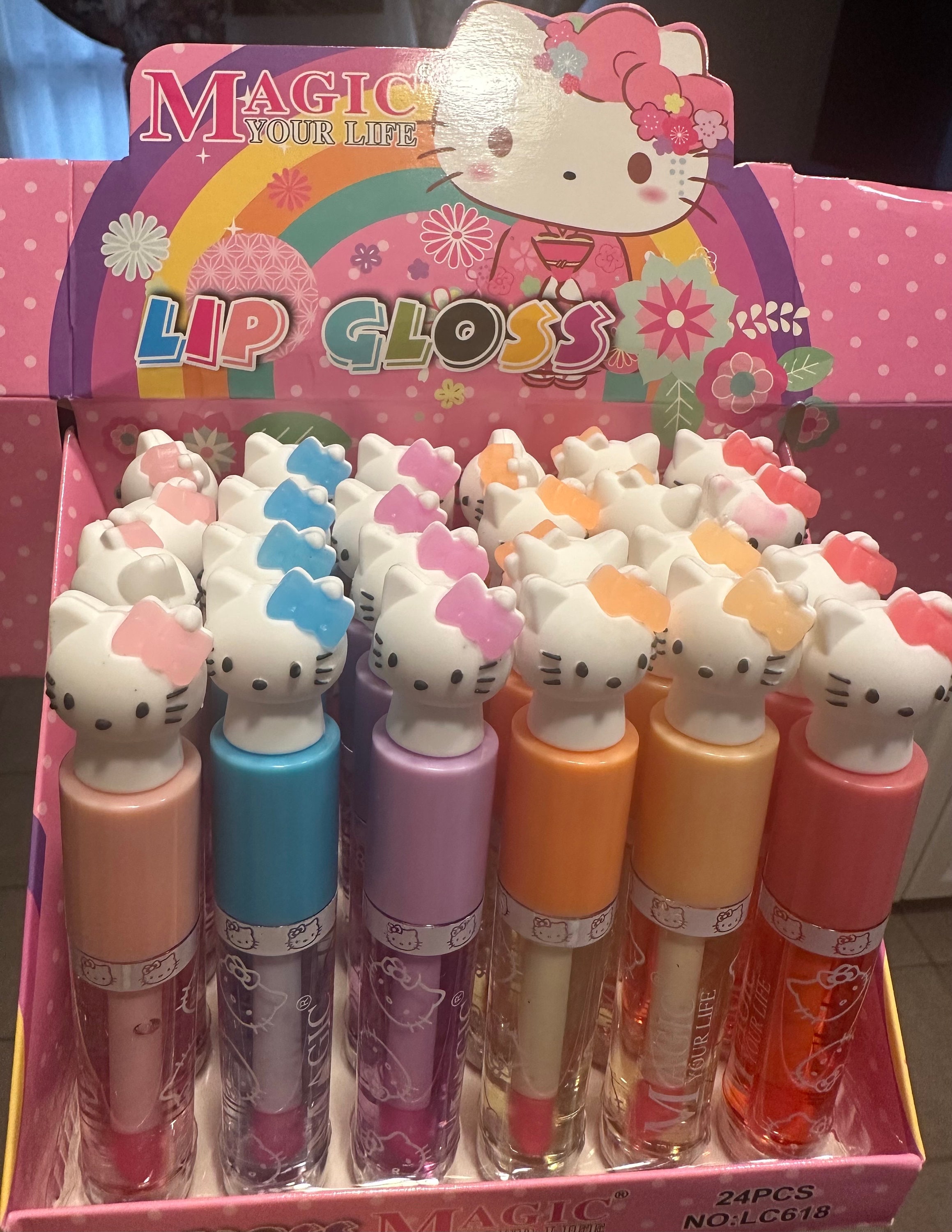 LIP Gloss Hello Kitty 6 Colors Etsy