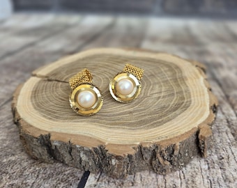 Vintage Gold Tone Mesh Cufflinks, USSR Men’s Jewelry 1970s, Soviet Gold Color Wrap Cuff Links, Retro Russian Accessories for Him