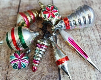 Vintage Glass Christmas Ornament: USSR Retro Holiday Decor