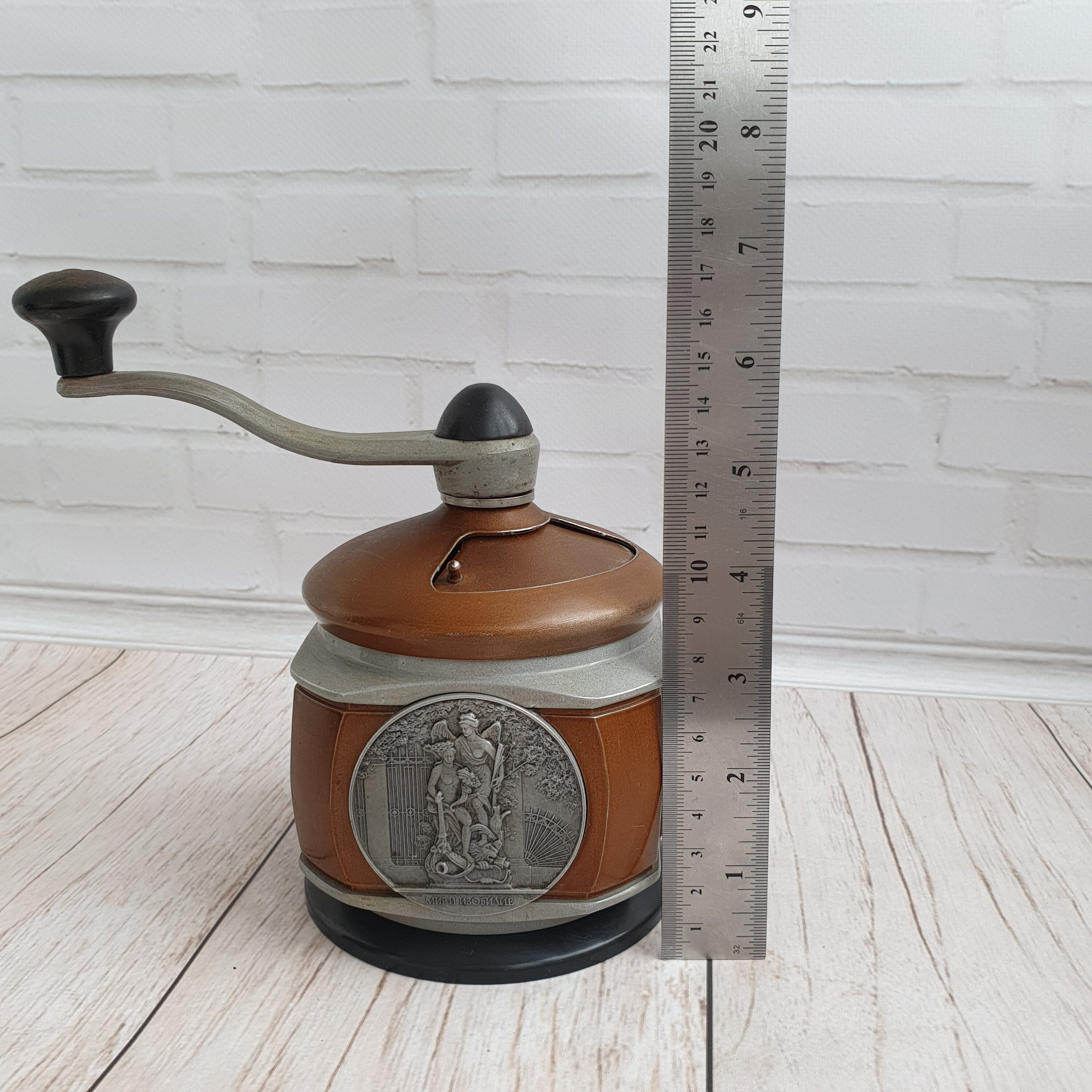 Vintage manual coffee grinder antique metal coffee mill Etsy