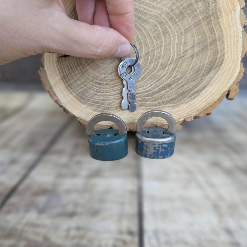 Pair of Vintage Soviet Padlocks With 2 Keys, USSR Metal Locks 1970s ...