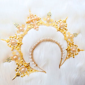 DIY Sunburst Halo Crown Kit, Cosplay Headpiece