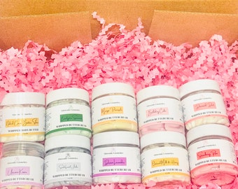 Whipped Body Butter Sample Kit | 10 bundled body butter set