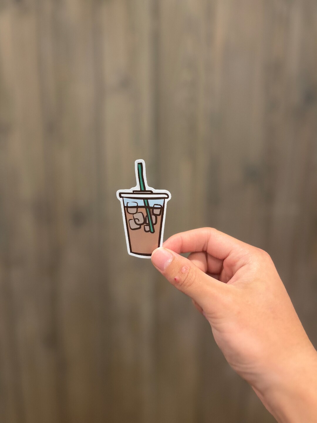 Iced Coffee Drink Vinyl Sticker, Starbucks Sticker, Best Friend Gift
