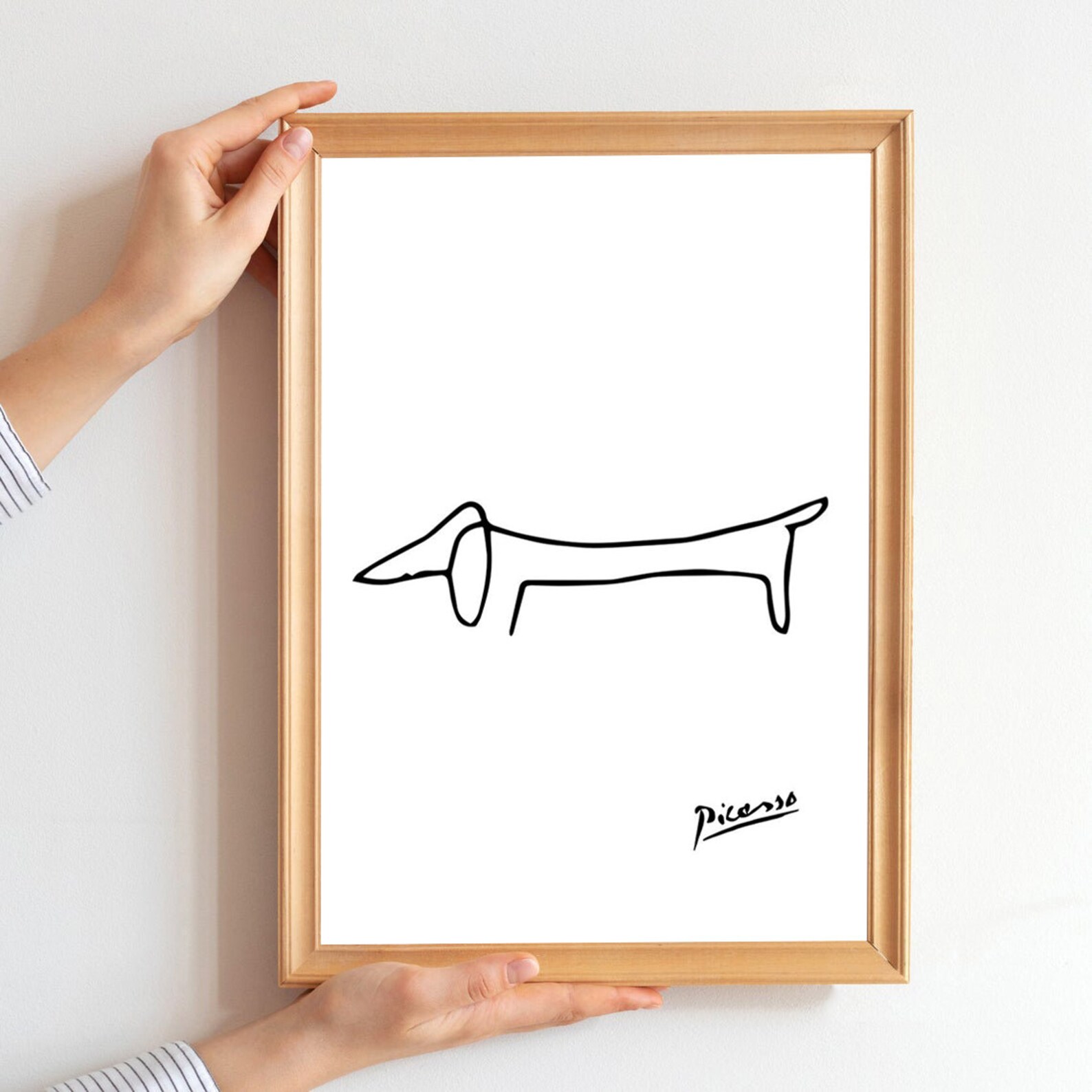 Pablo Picasso dog poster Picasso sketch Picasso poster Etsy