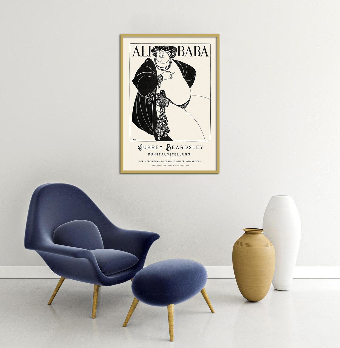 Beardsley Alibaba Poster Aubrey Beardsley Alibaba Aubrey