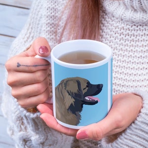 Leonberger, Dog Design, Best Friend, Walkies, Dog Lover, Mug, Coaster, Gift Set, Gifts, For Him, For Her