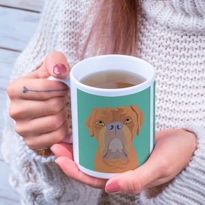 Dogue de Bordeaux, Mastiff, Dog Design, Best Friend, Walkies, Dog Lover, Mug, Coaster, Gift Set, Gifts, For Him, For Her