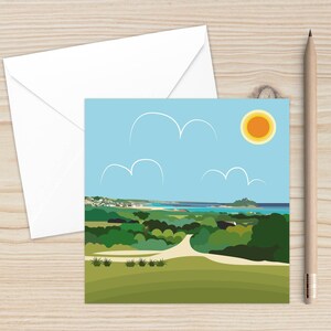 Tremenheere Gardens Blank Card: Cornwall Coastal Art