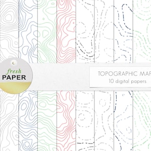 Papier numérique carte topographique, papier numérique topo, papier numérique carte, papier numérique montagne, papier numérique voyage, carte topo