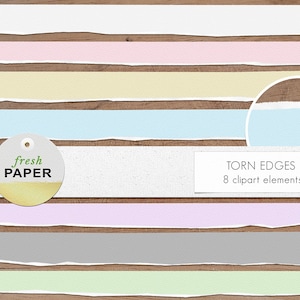 Clipart bordo strappato, clipart bordi strappati, clipart di carta strappata, carta strappata digitale, clipart bordi strappati, ritaglio scrapbook digitale strappato