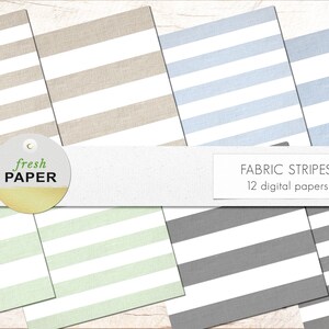 Fabric stripe digital paper, striped digital paper, digital paper, digital background, digital fabric, linen, gray digital paper, stripes