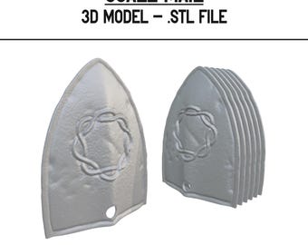 Twisted circle scale mail 3D models - STL files for 3D printing