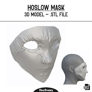 Hoslow mask 3D model - STL file for 3D printing