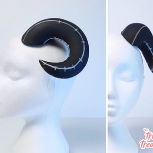 Small ram horn pattern for EVA foam - A4 and US Letter - Instant digital download!