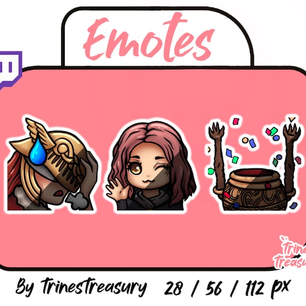 3 Elden Ring emotes for twitch! Melina hi, Malenia sigh and pot boy HYPE!