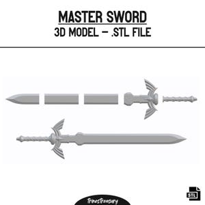Zelda Master Sword 3D models - STL files for 3D printing