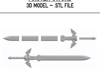 Zelda Master Sword 3D models - STL files for 3D printing