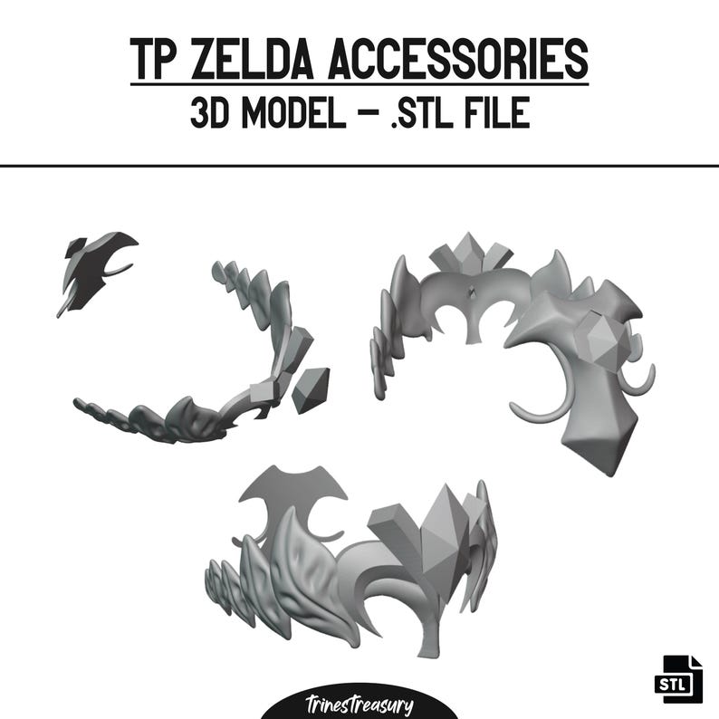 以下が含まれることがあります： ゼルダの伝説 風のタクトの王冠の3Dプリントモデル。モデルは印刷を容易にするために複数の部分に分割されています。STLファイルが含まれています。