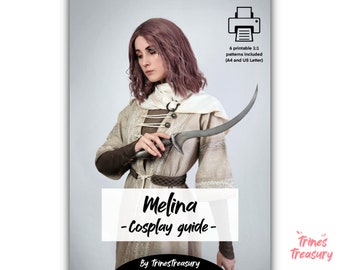 Elden Melina - Guía de cosplay E-Book + Patrones A4 y US Letter