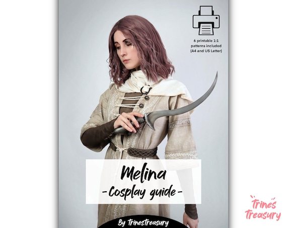 Elden Ring Melina Guida cosplay E-Book A4 e modelli di lettere statunitensi  -  Italia