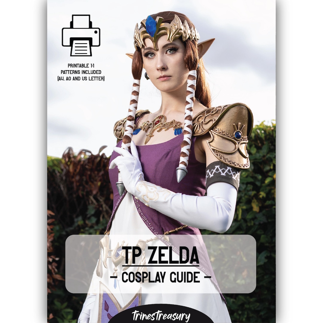 Twilight Princess Zelda Cosplay Guide Patterns (A4, A0 and US