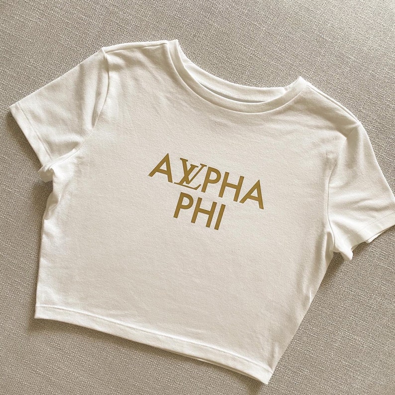 Custom Sorority Crop Top