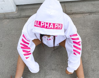 Off White Custom Sorority Hoodie - Etsy