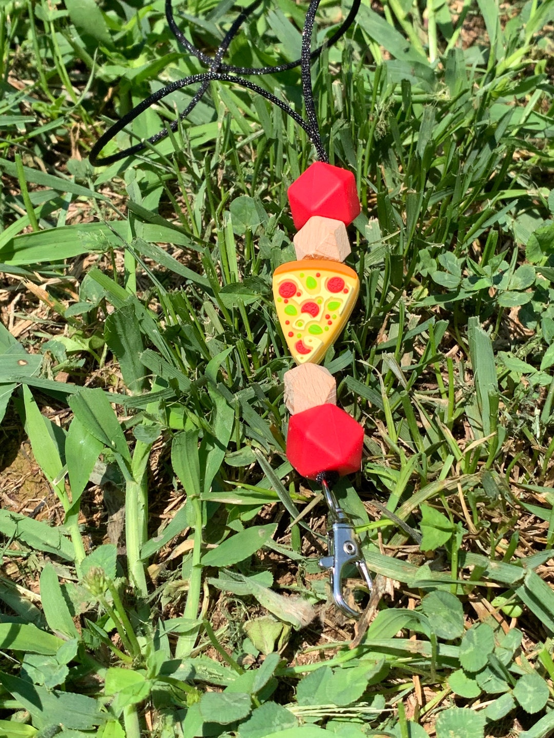 Pizza Lanyard Teacher Lanyard Teacher Pizza Lanyard Etsy