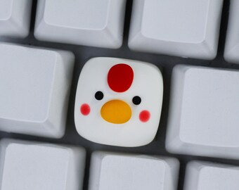 Chicken Resin Keycap: Kawaii Mechanical Keyboard