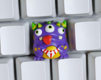 Monster Artisan Keycap: Fun Decor Gift for Gaming Desk