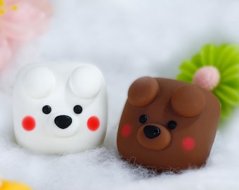 Handmade Animal Resin Keycap: Kawaii Mechanical Keyboard