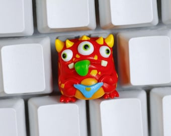 Custom Mechanical Keyboard Accesories Resin Keycap: Monster Party