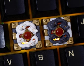 Serpent Book Keycap for MX Mechanical Keyboard Switches