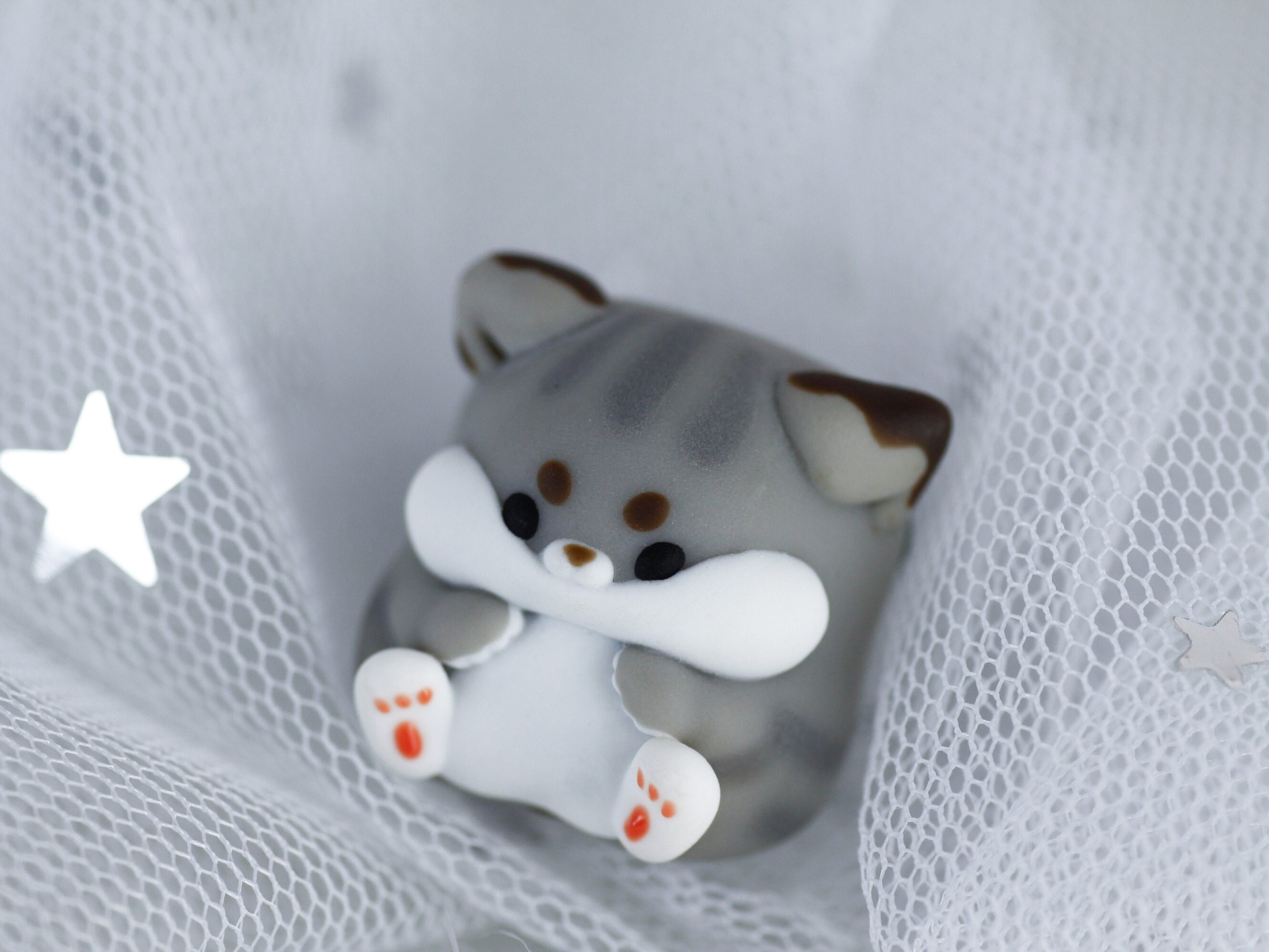 Animal Keycap Set - Artisan Cat Keycap - Accessories for Mechanical ...