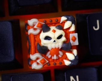 Keycap Death Note book Artisan - Resin casted handmade Mechanical Keyboard Gift