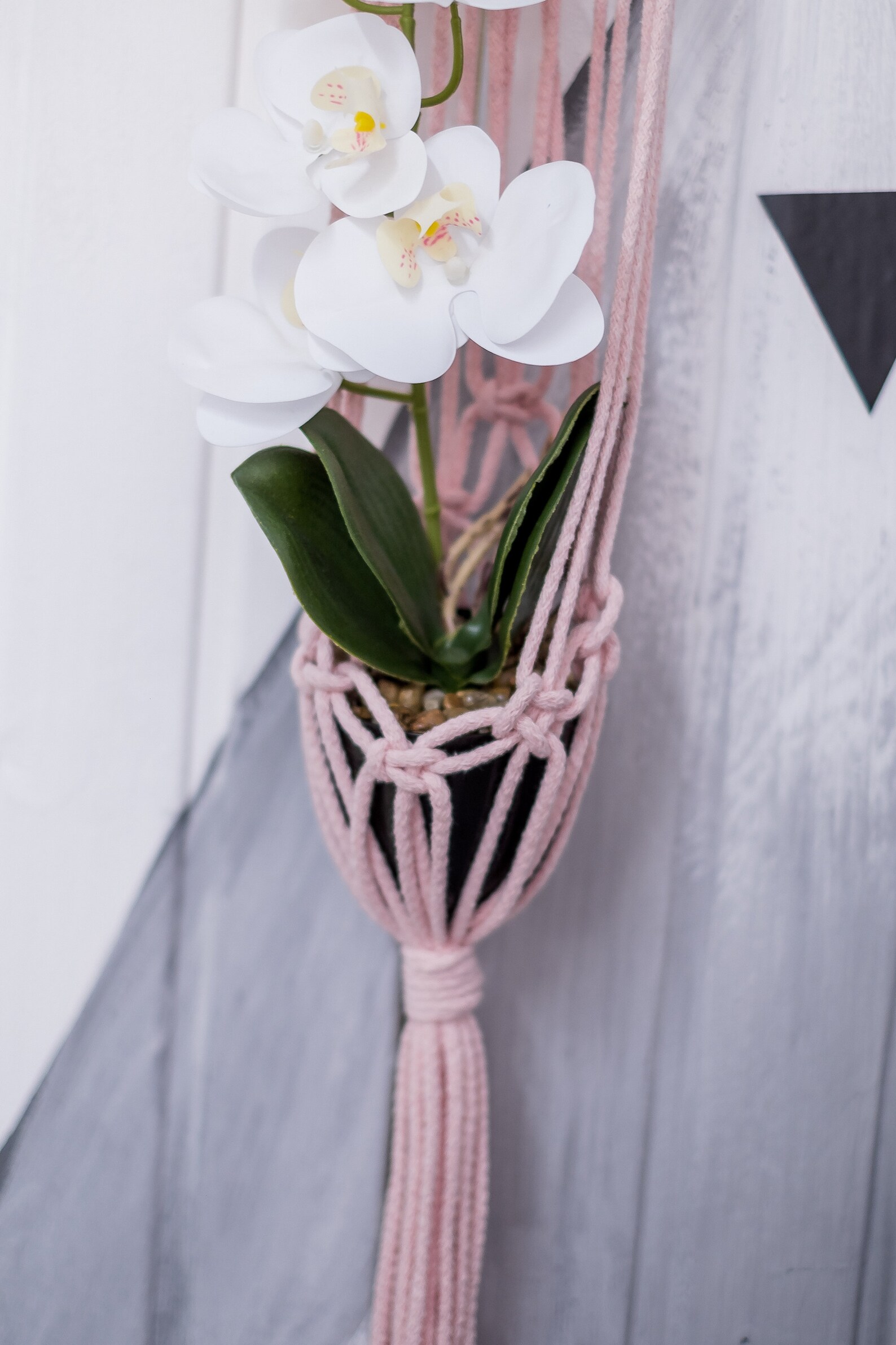Light pink plant hanger for the children's room Etsy